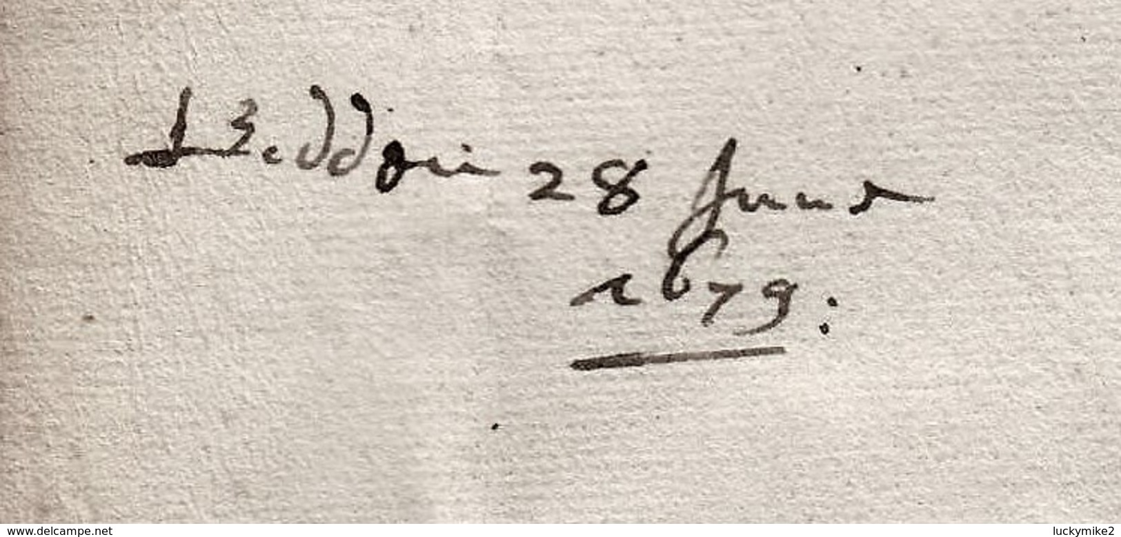 1679 E.L. To "Samuel Watts" At Mr Samuell Jenkins, Merchant In Marling Lane From His Father John At Treddon.  Ref 0467 - Other & Unclassified