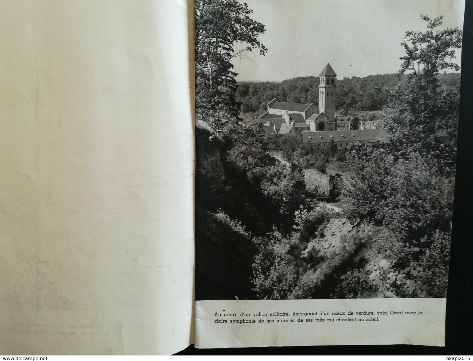 ORVAL VIEUX LIVRET EN NOIR-BLANC ÉDITÉ PAR LE COMITÉ DE RÉSURRECTION DE L  ABBAYE D ORVAL - België