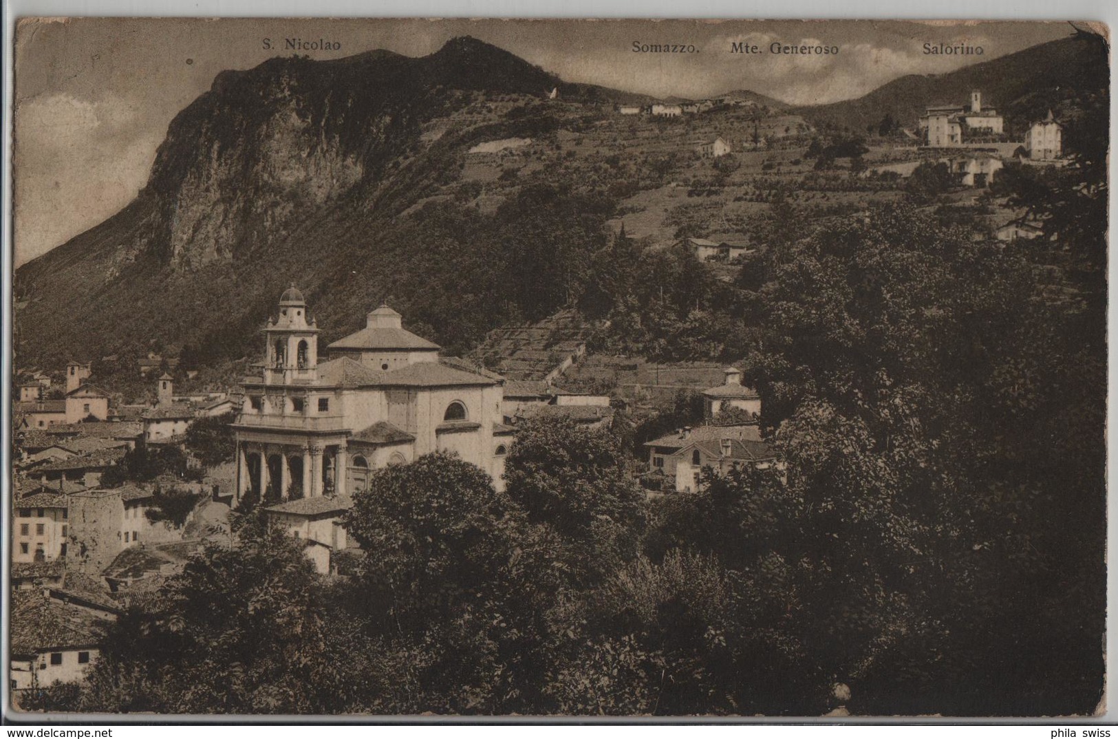 Mendrisio - S. Nicolao, Somazzo, Mte. Generoso, Salorino - Photo: A. Trüb - Sonstige & Ohne Zuordnung