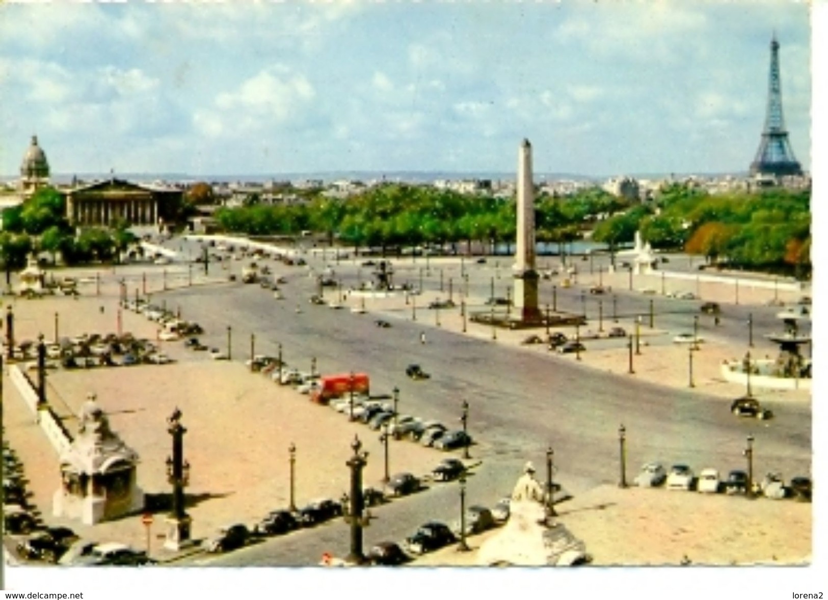 Postal Paris. La Place De La Concorde. Ref. 7-fra246 - Otros & Sin Clasificación