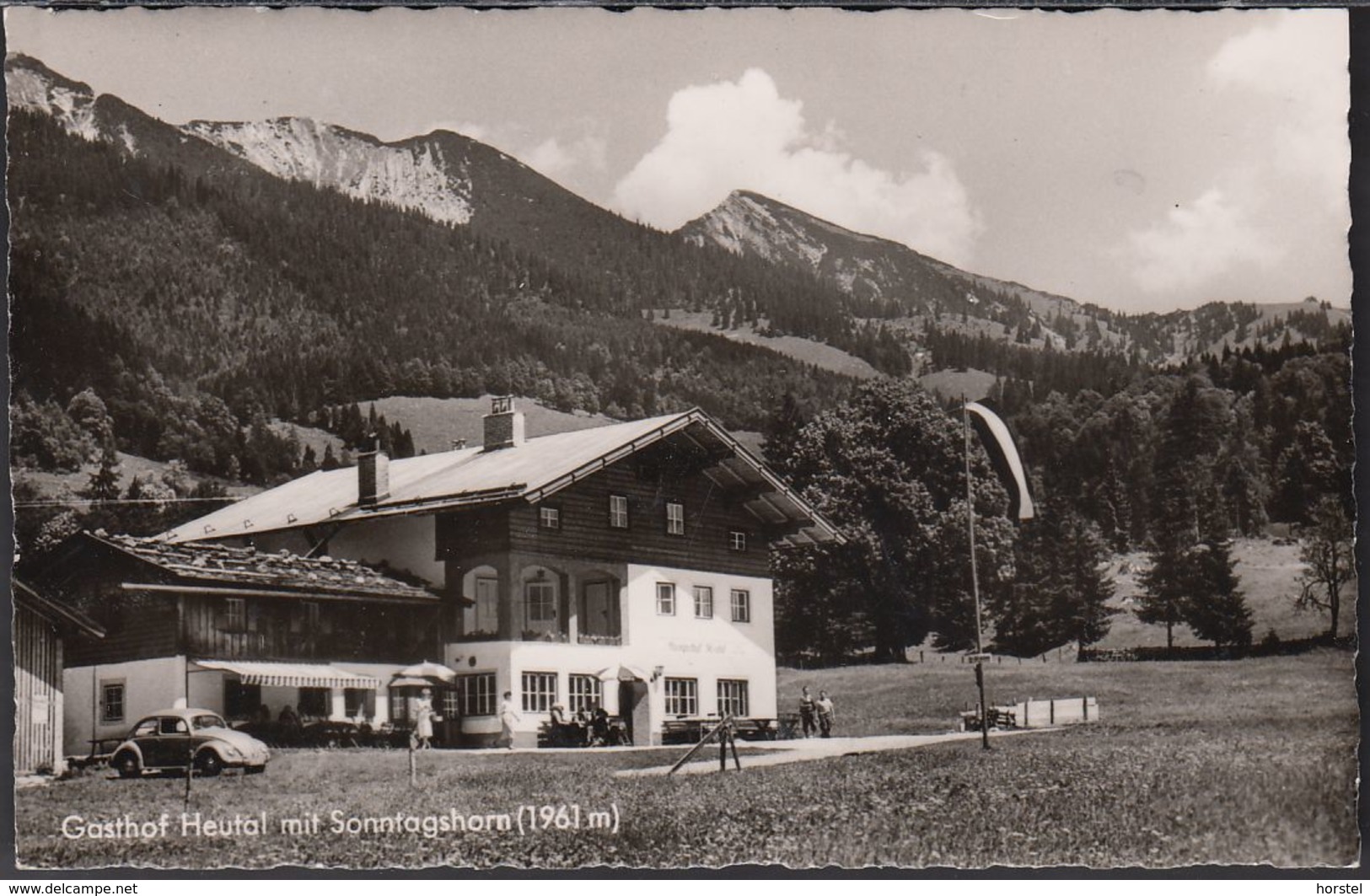 Austria - 5091 Unken- Land Salzburg - Alpengasthof Heutal - Car - VW-Käfer (1959) - Unken