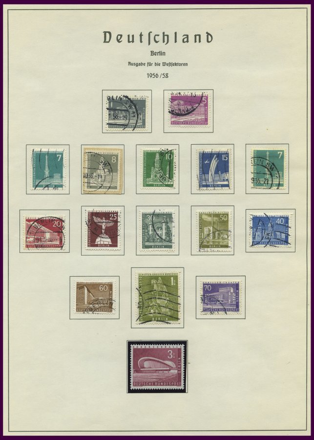 SAMMLUNGEN **,o, *, Recht Komplette, überwiegend Postfrische Sammlung Berlin Von 1954-83 Auf Leuchtturmseiten, Fast Nur  - Collections