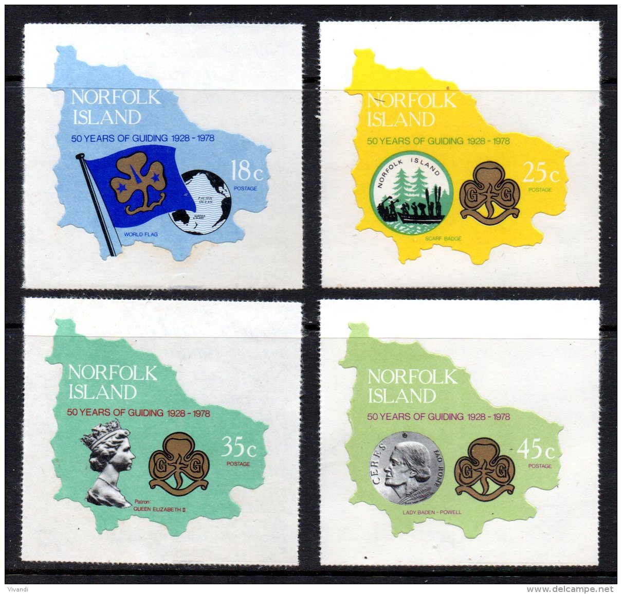 Norfolk Island - 1978 - 50th Anniversary Of Girl Guides - MNH - Ile Norfolk