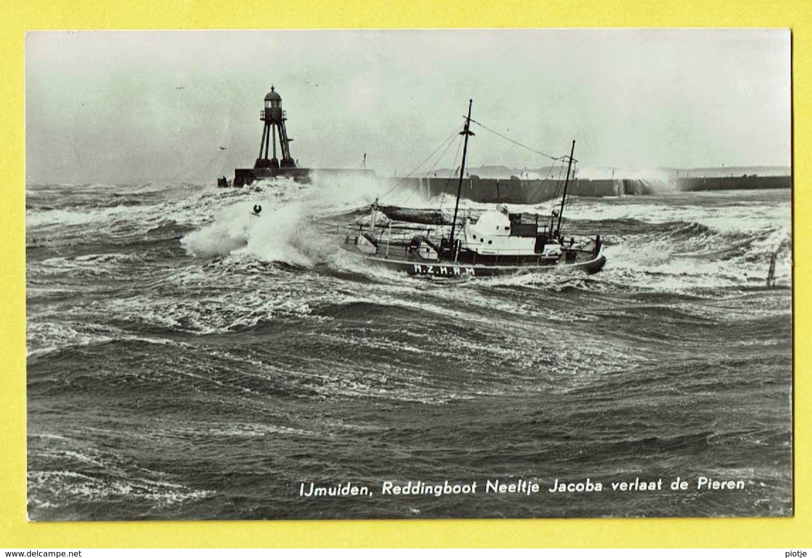 Ijmuiden (Noord Holland - Nederland) * (Uitg J.P. Exel Jr. Haarlem, Nr 100) Reddingboot Neeltje Jacoba, Bateau, Boat - IJmuiden