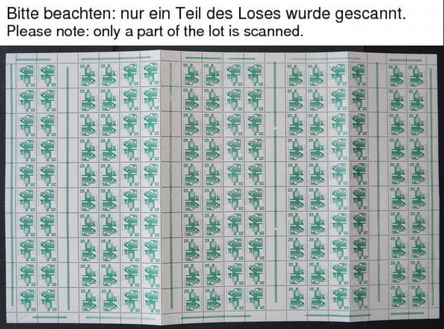 ZUSAMMENDRUCKE MHB 15/6,18/9 **, 1971-73, 4 Markenheftchenbogen Unfallverhütung Komplett, Pracht, Mi. 780.- - Used Stamps