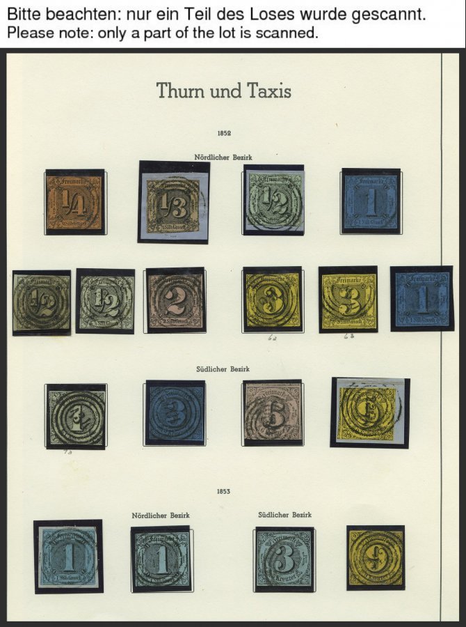 SAMMLUNGEN, LOTS O, *, 1855-1941, Alter Sammlungsteil Auf Seiten, Etwas Unterschiedlich, Mi. Ca. 850.- - Collections