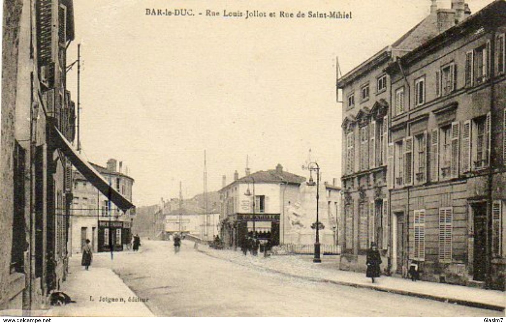 CPA - BAR-le-DUC (55) - Aspect Du Carrefour De La Rue Louis-Jollot Et De La Rue De St-Mihiel En 1926 - Bar Le Duc