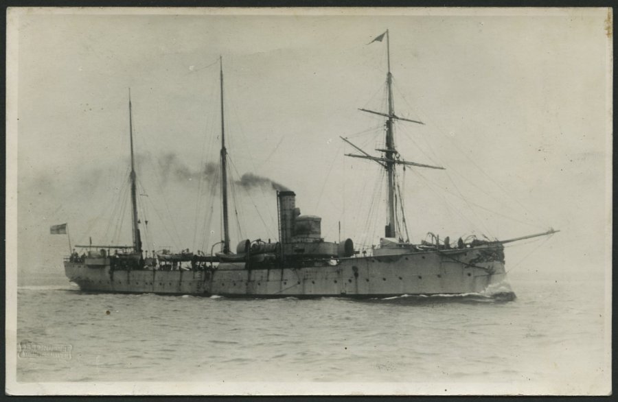 ALTE POSTKARTEN - SCHIFFE KAISERL. MARINE BIS 1918 S.M.S. Geier, Eine Ungebrauchte Karte - Warships