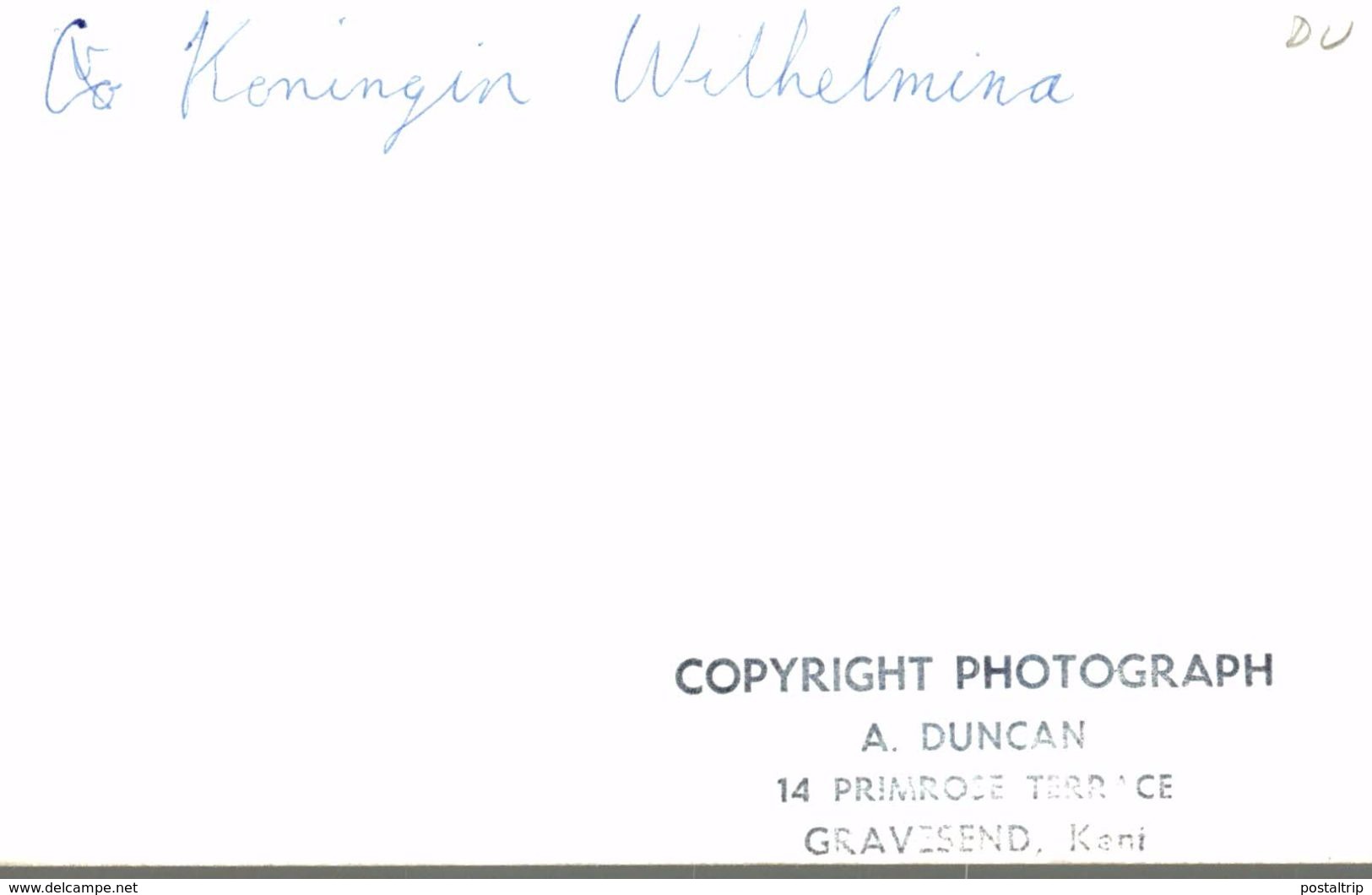 KONINGIN WILHELMINA      14 * 9 CM Bateau, Barco,  Bateaux, Navire - Barcos