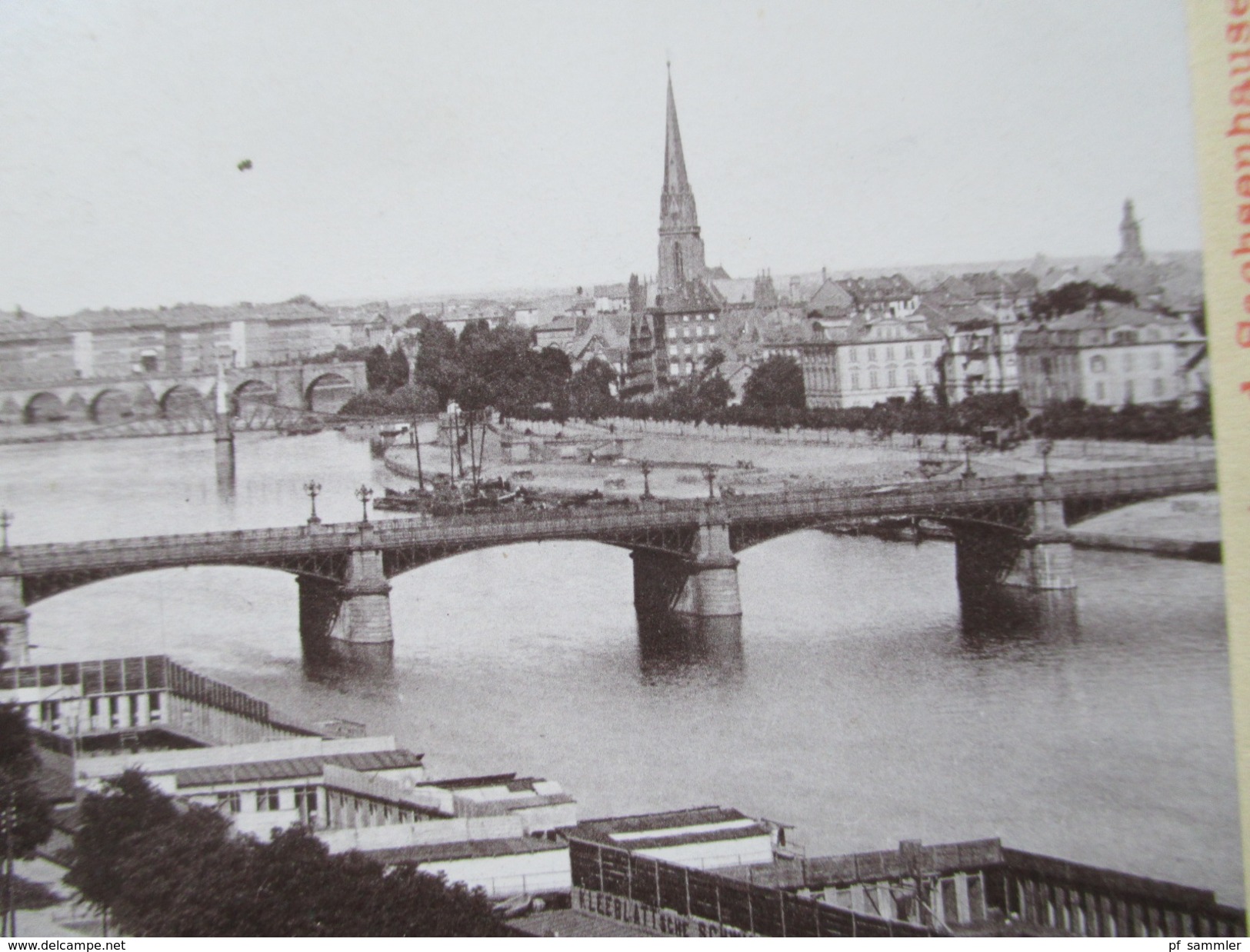 Foto 1894 Frankfurt Am Main 506 Frankfurt Und Sachsenhausen. Verlag V. Römmler & Jonas Hof Photogr. Dresden - Alte (vor 1900)