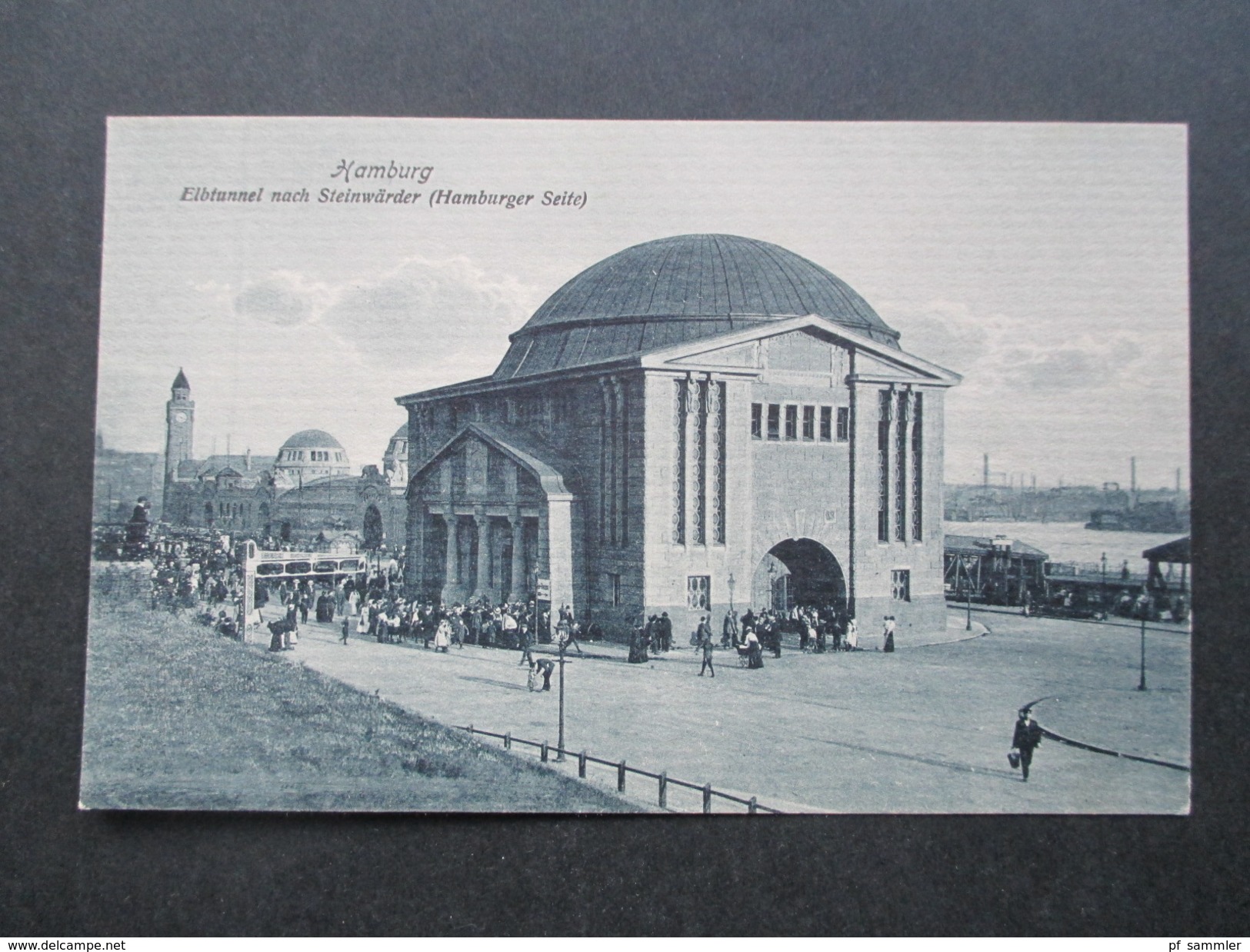 AK Hamburg Elbtunnel Nach Steinwärder (Hamburger Seite) Alter Elbtunnel. Ca. 1910?!? Ungebraucht. Top Zustand! - Altona