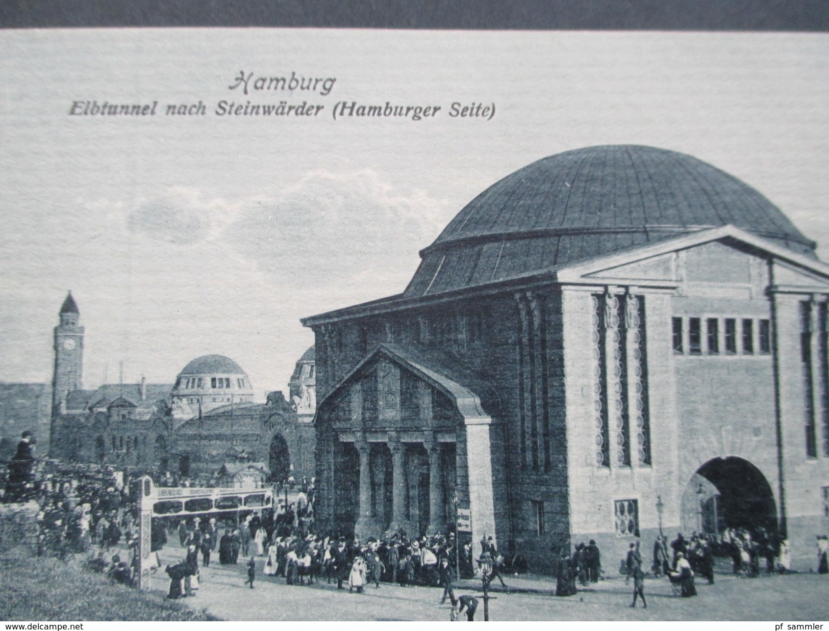 AK Hamburg Elbtunnel Nach Steinwärder (Hamburger Seite) Alter Elbtunnel. Ca. 1910?!? Ungebraucht. Top Zustand! - Altona