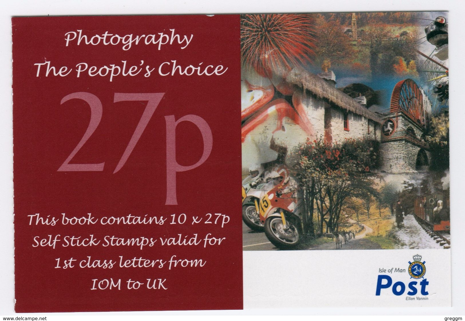 Isle Of Man £2.70  Booklet Photography The Peoples Choice From 2002. - Isle Of Man