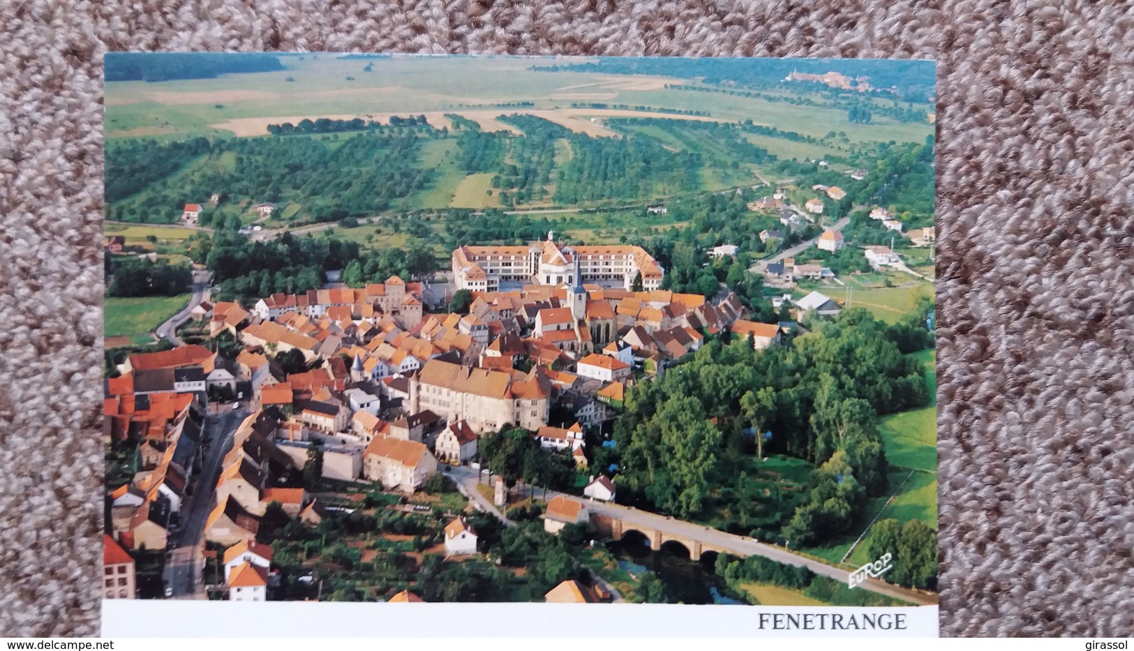 CPSM FENETRANGE MOSELLE VUE AERIENNE ED PIERRON - Fénétrange