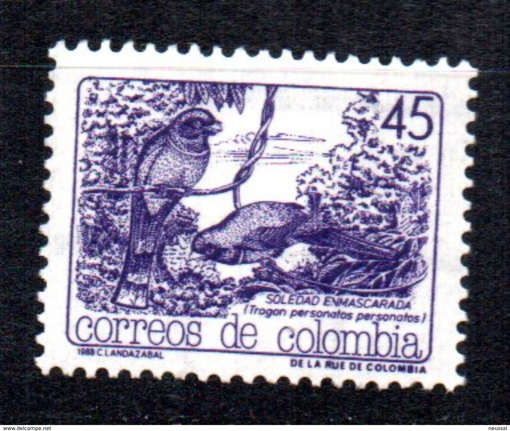 Sello Nº 931 Colombia - Autres & Non Classés