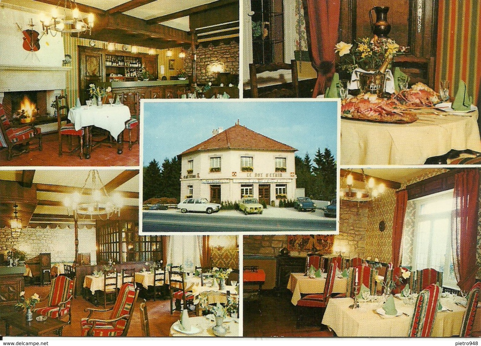 Danjoutin (Belfort, France) Restaurant "Le Pot D'Etain", Vues Internes (Salles à Manger) Et Externe - Danjoutin