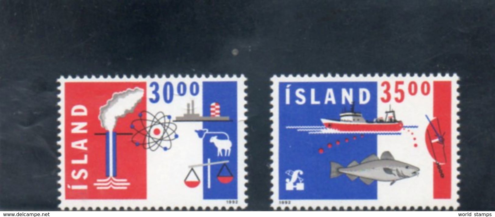 ISLANDE 1992 ** - Neufs