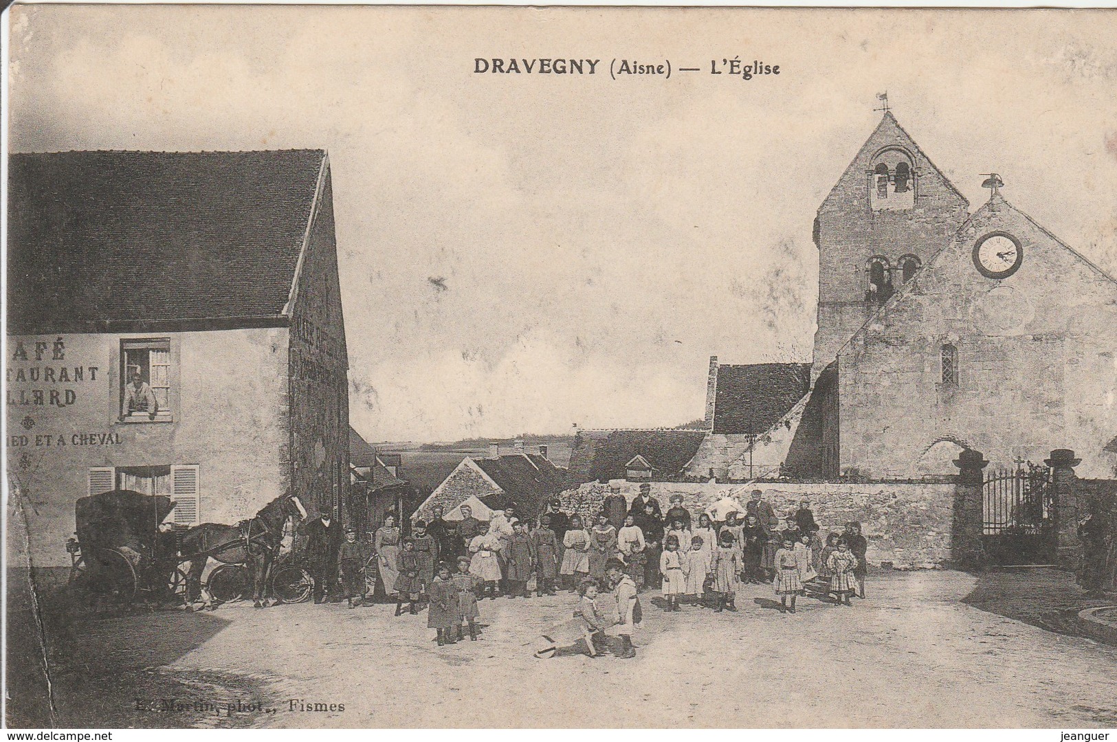 CPA : DRAVEGNY  L ' Eglise - Autres & Non Classés