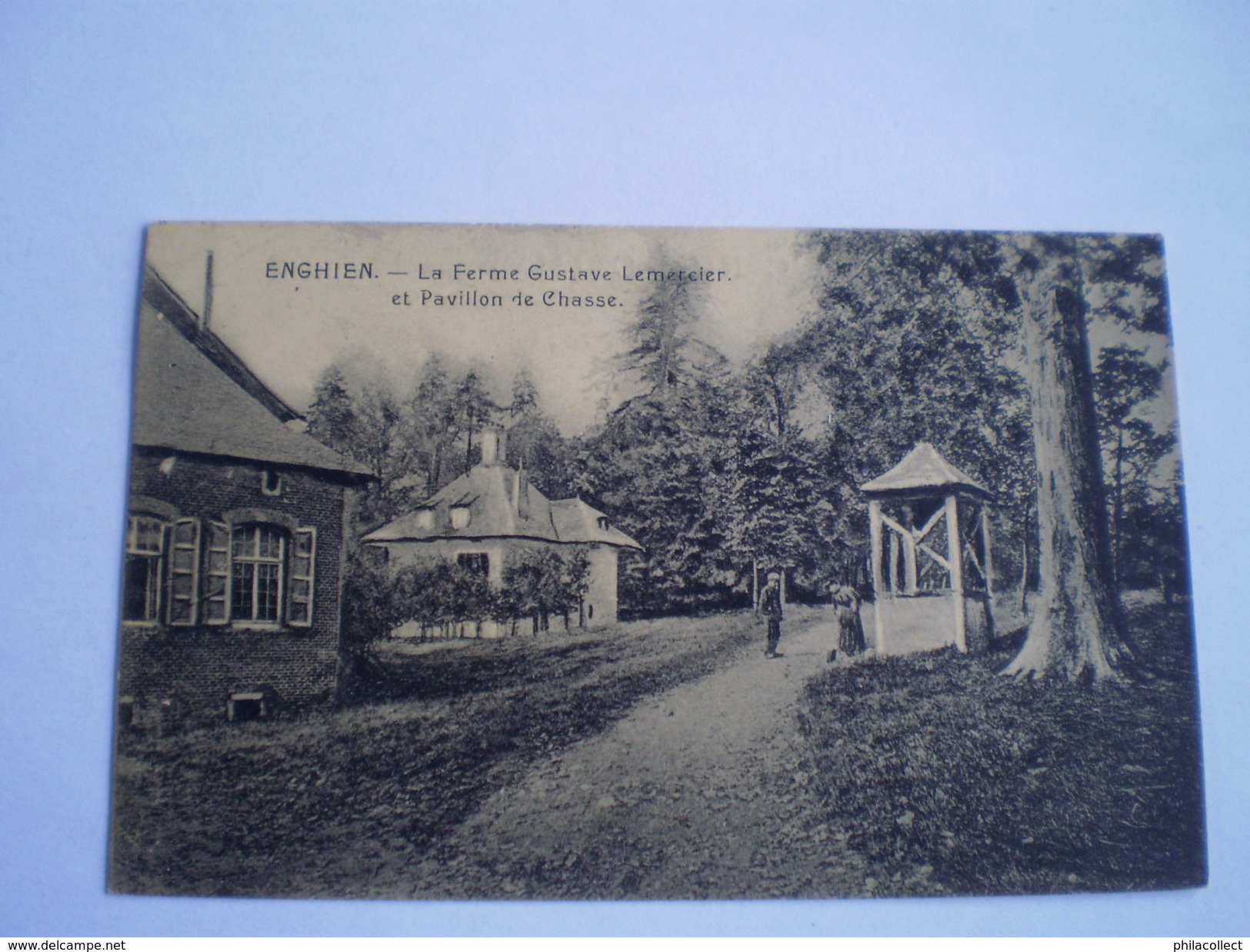 Enghien - La Ferme Lemercier Et Pavillon De Chasse 192? - Edingen