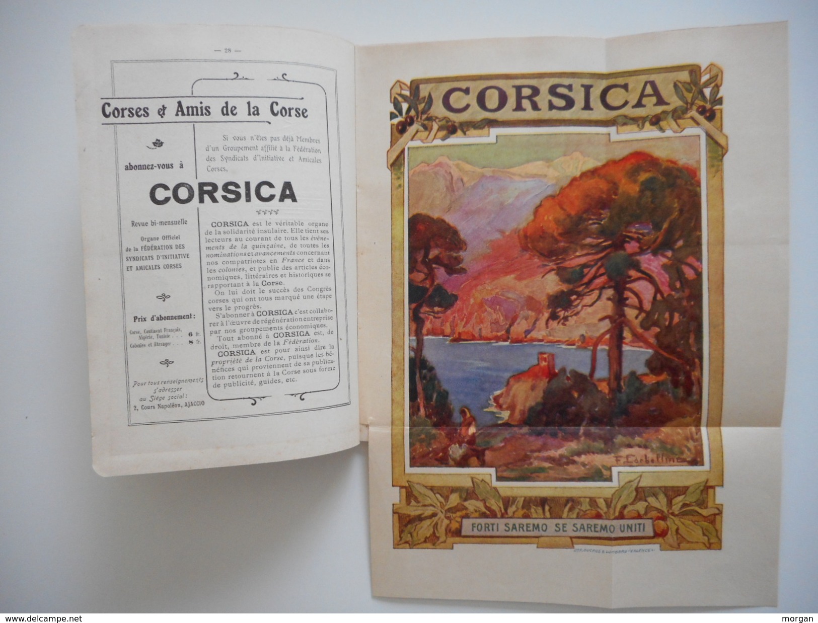 CORSE, 1913-1914, L'ILE DE CORSE, ANCIEN GUIDE ANTHOLOGIE, CARTES - Corse