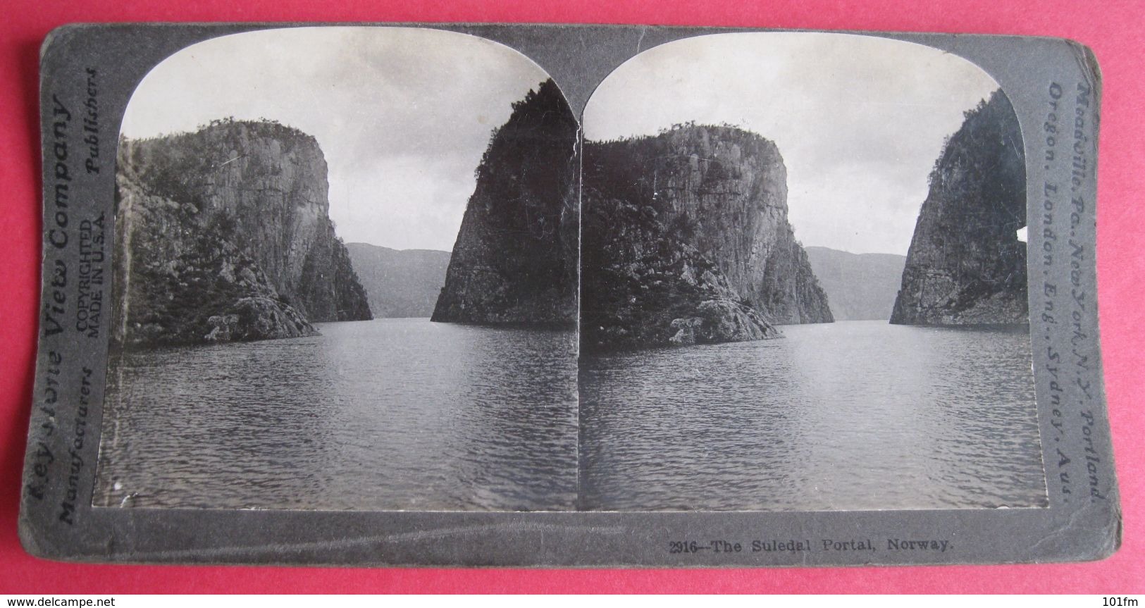 CARTE STEREOSCOPIQUE  - NORWAY - SULDAL,  STEREO PHOTO - Stereoskopie