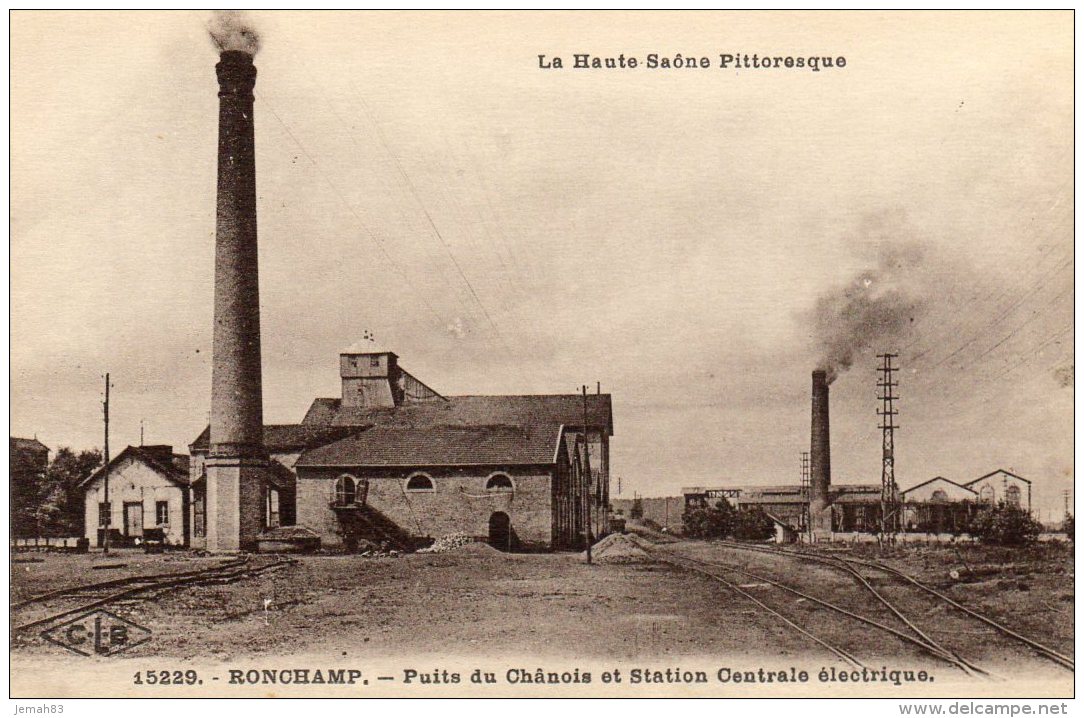 Ronchamp Puits Du Chanois Et Station Centrale Electrique (LOT 14) - Autres & Non Classés