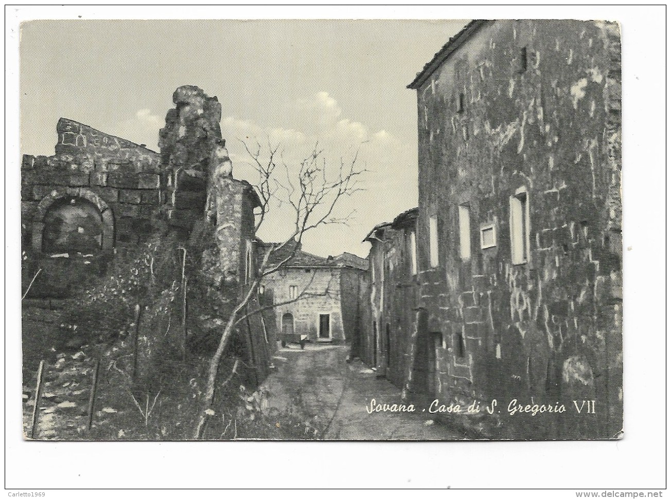 SOVANA - CASA DI S.GREGORIO   VIAGGIATA FG - Grosseto