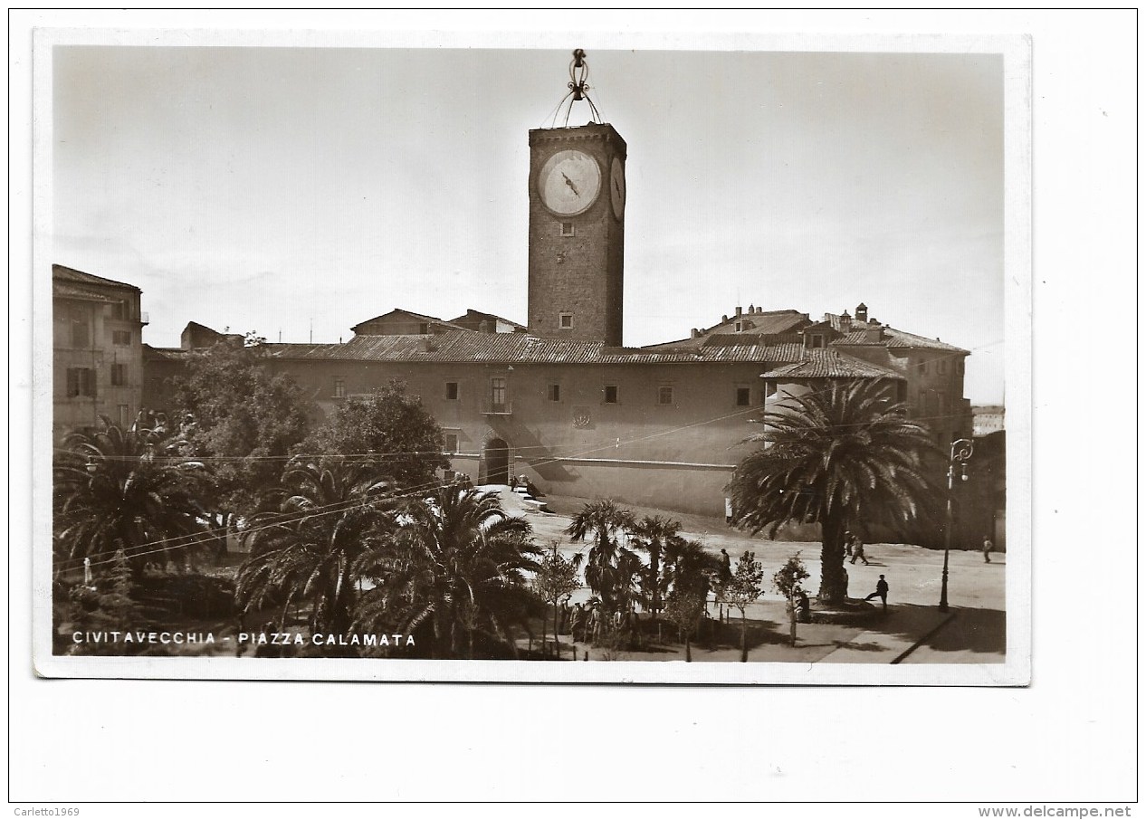 CIVITAVECCHIA PIAZZA CALAMATA  VIAGGIATA FP - Civitavecchia