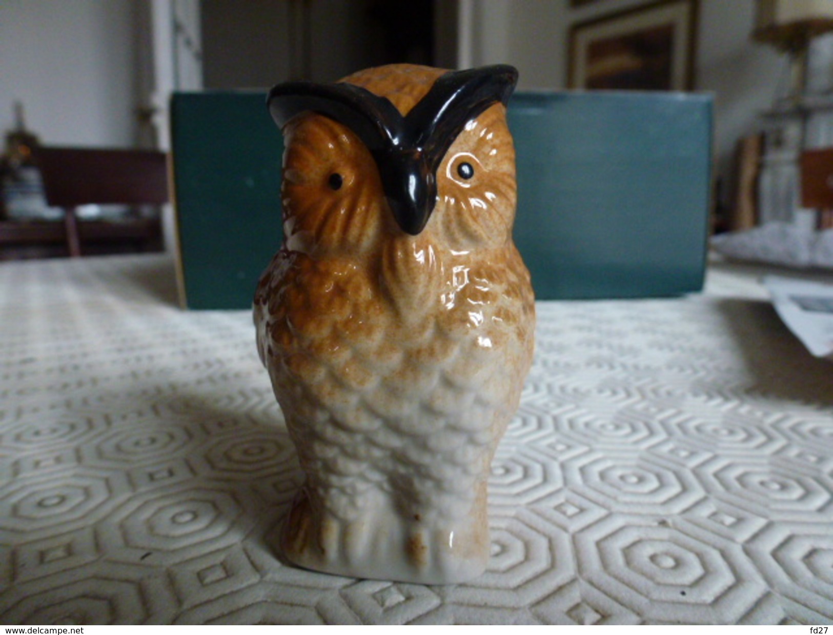 Chouette En Porcelaine - Animales