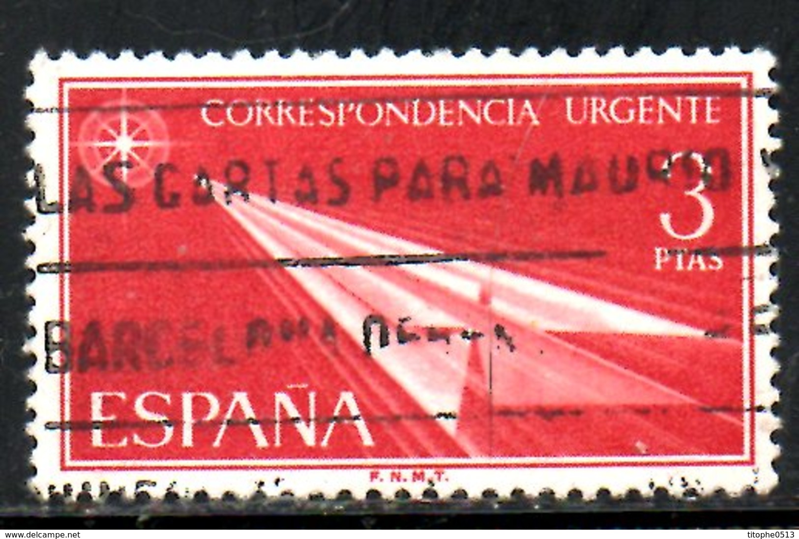 ESPAGNE. Exprès N°32 Oblitéré De 1956-66. Flèche De Papier. - Special Delivery