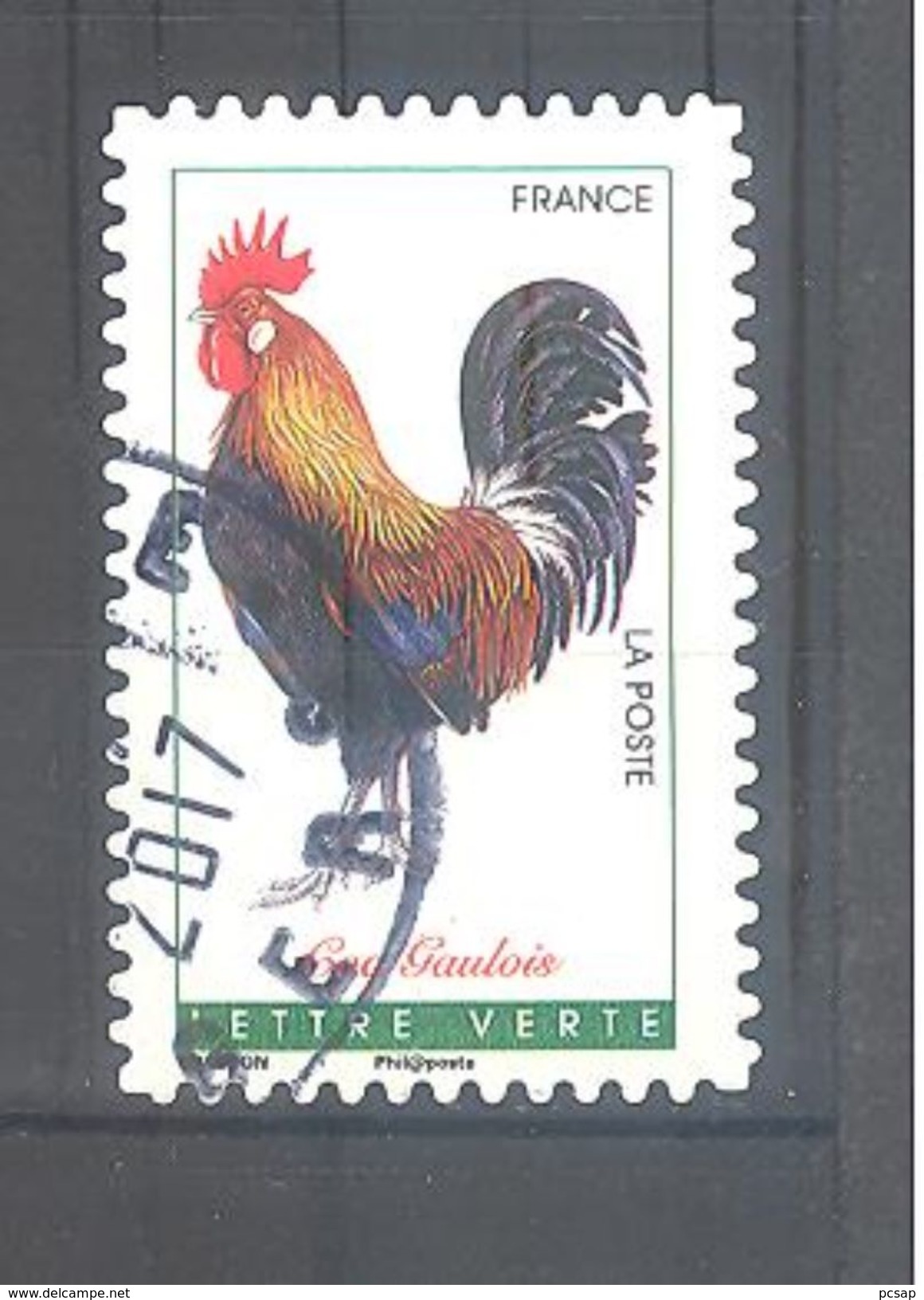 France Autoadhésif Oblitéré N°1246 (Coqs De France) (cachet Rond) - Oblitérés