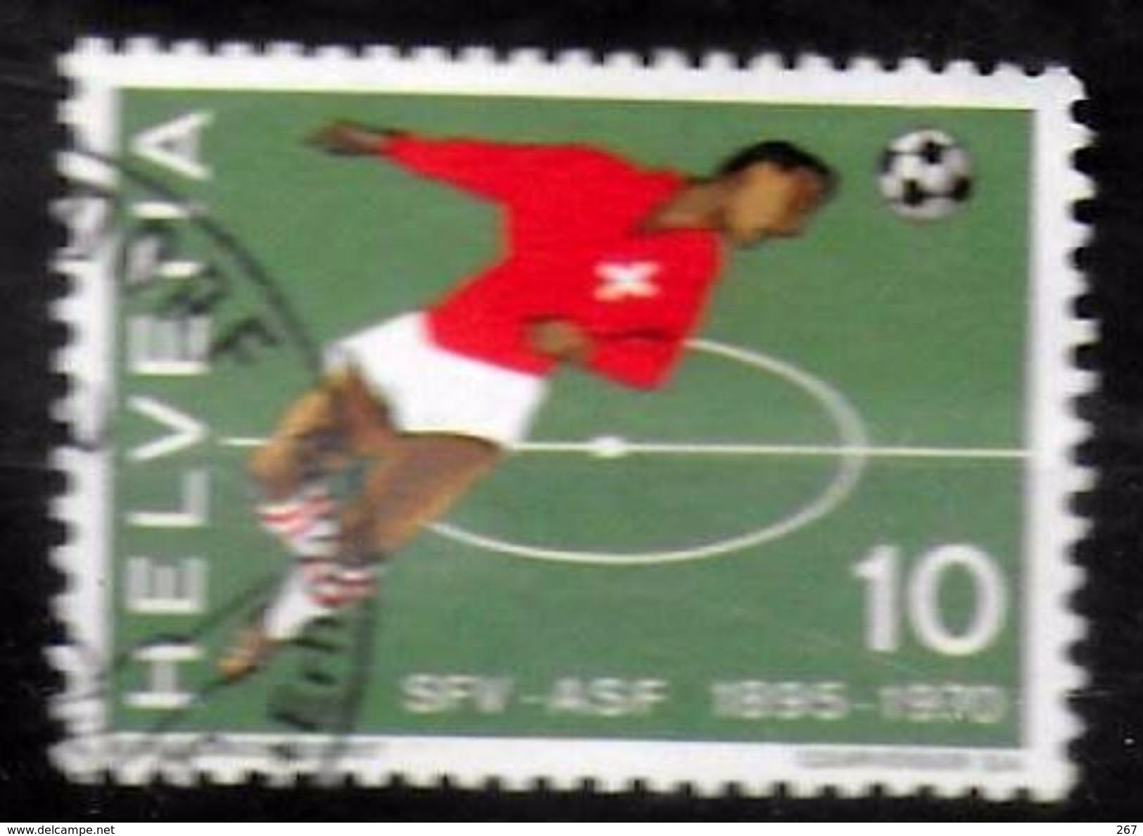 SUISSE   N° 864   Oblitere   Football  Soccer Fussball - Usati