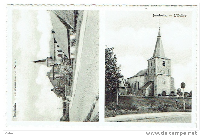 Jandrain. Eglise Et Chaussée De Wavre. - Orp-Jauche