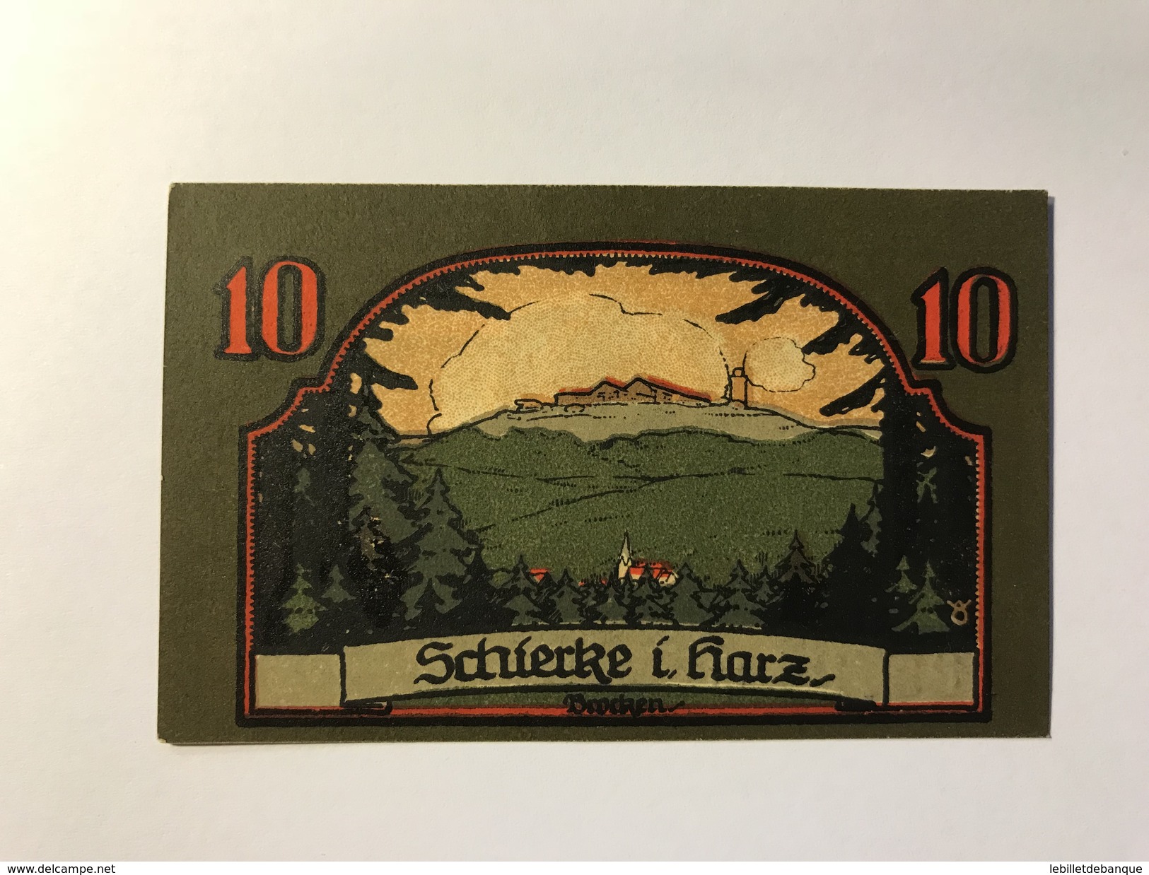 Allemagne Notgeld Schiercke 10 Pfennig - Collections