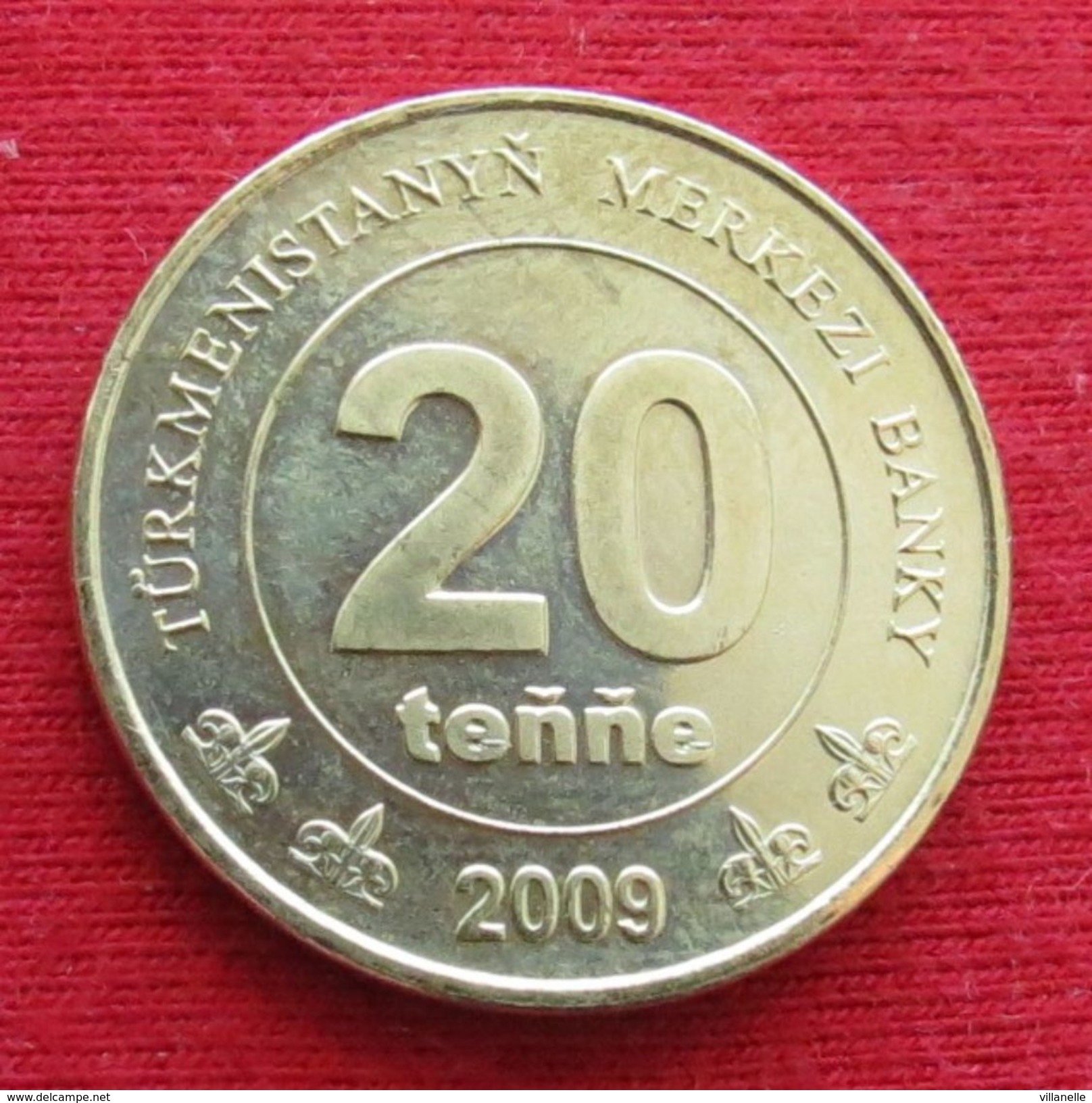 Turkmenistan 20 Tenge 2009 KM# 99 Turcomenistão Turquemenistão - Turkménistan