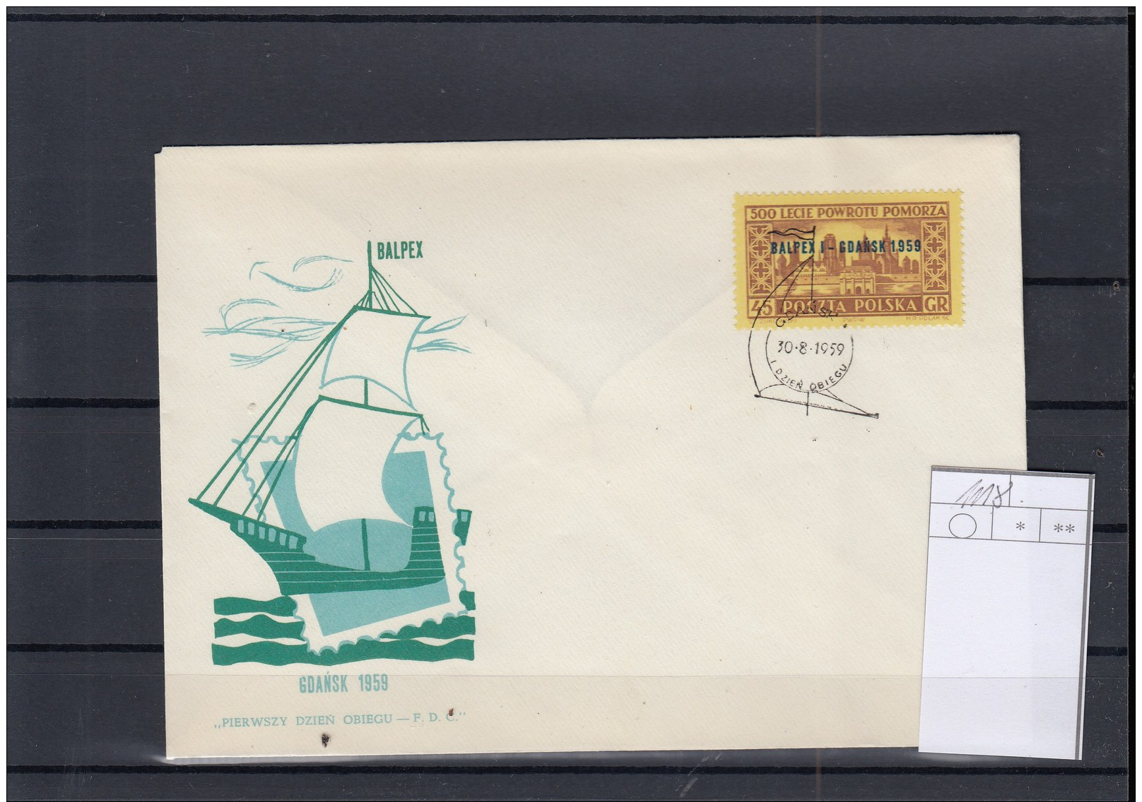 Polen Michel Cat.No. FDC 1118 - FDC