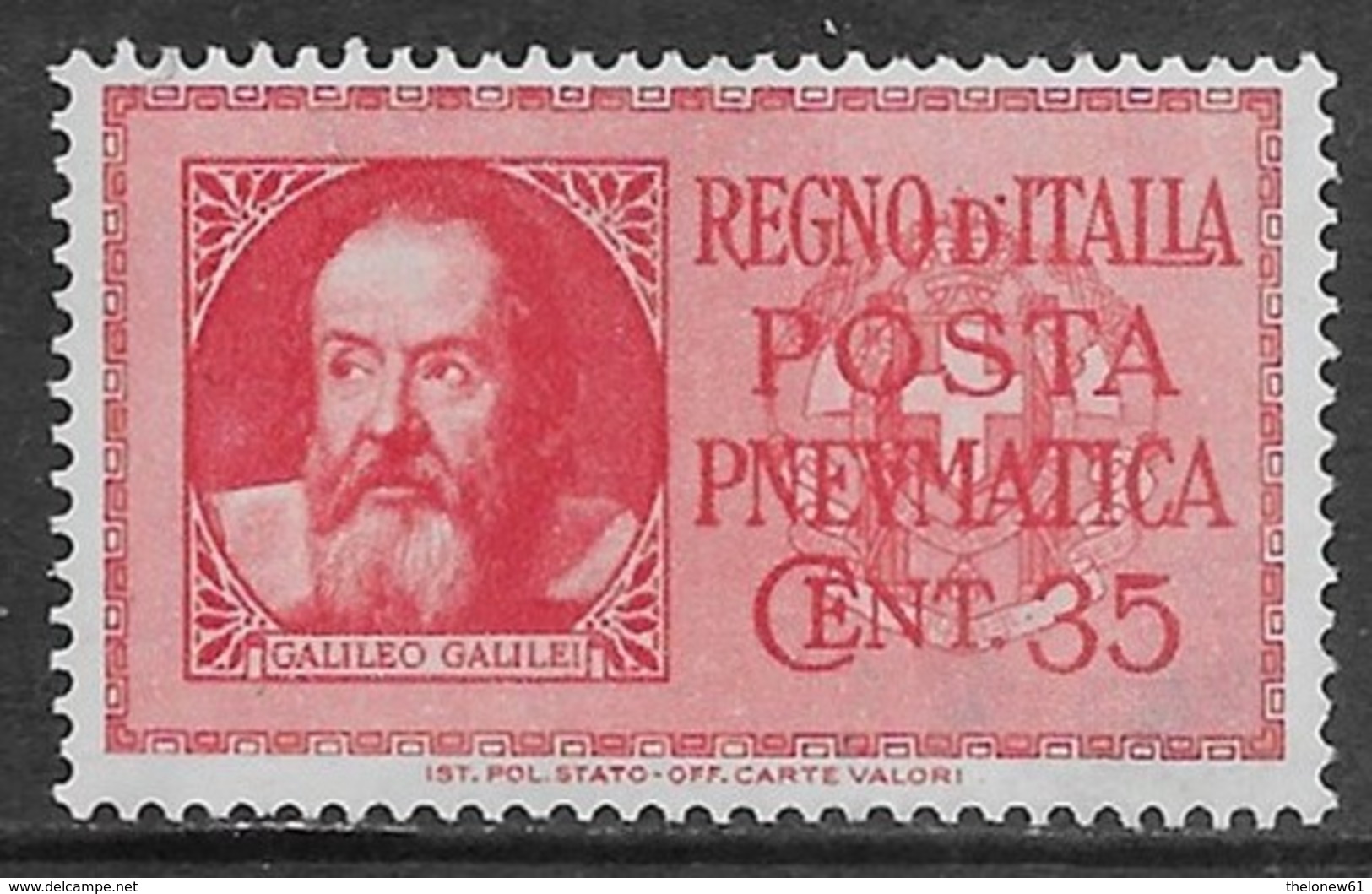 Italia Italy 1933 Regno Pneumatica C35 Sa N.PN15 Nuovo MH * - Posta Pneumatica