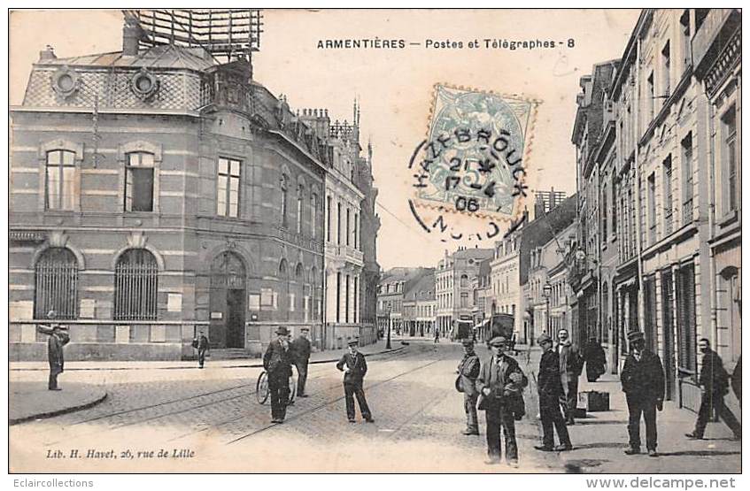 Armentières       59        Poste Et Télégraphes       (voir Scan) - Armentieres