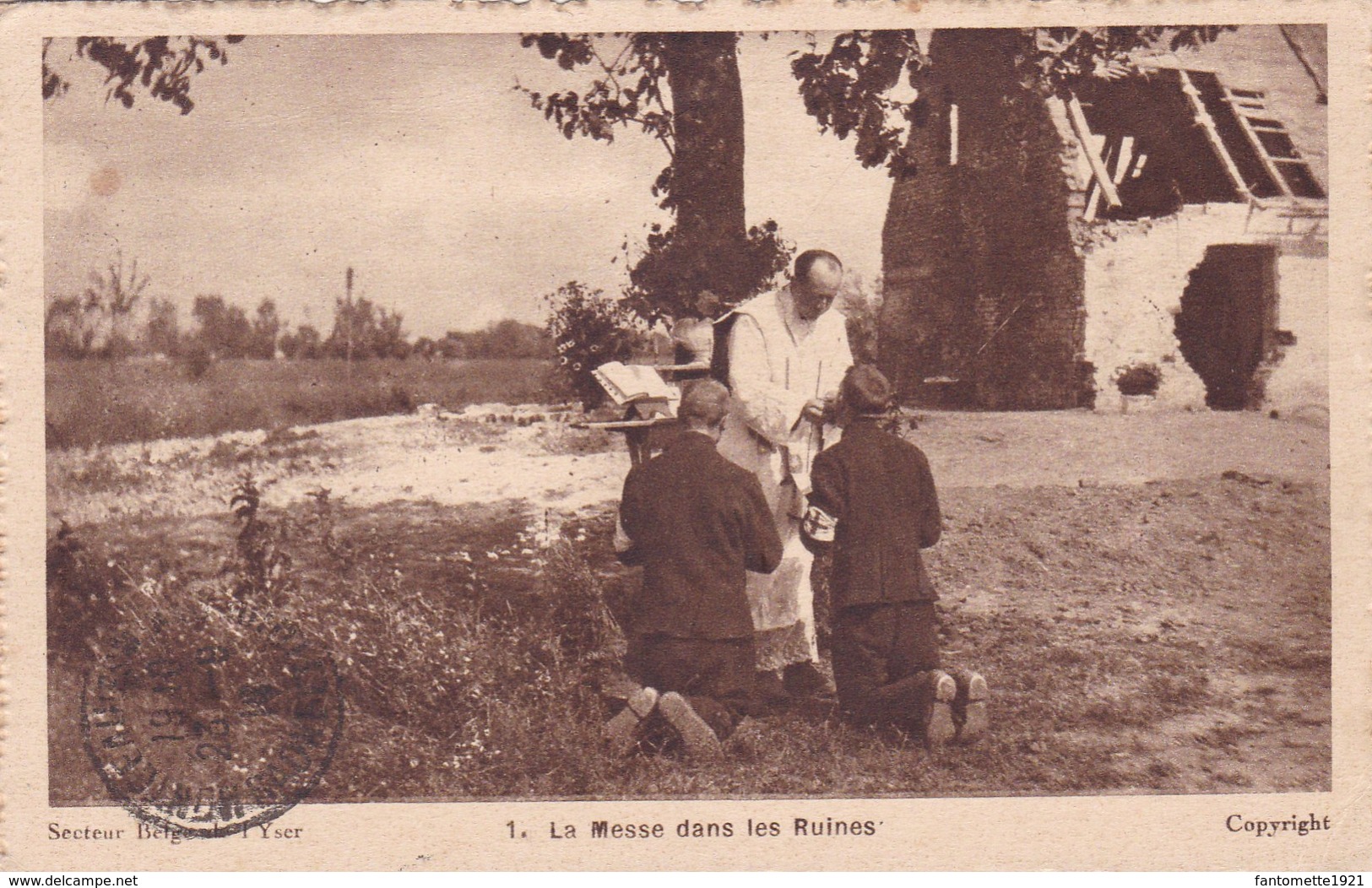 LA MESSE DANS LES RUINES /VISE PARIS 2890 (chloé6) - Patrióticos