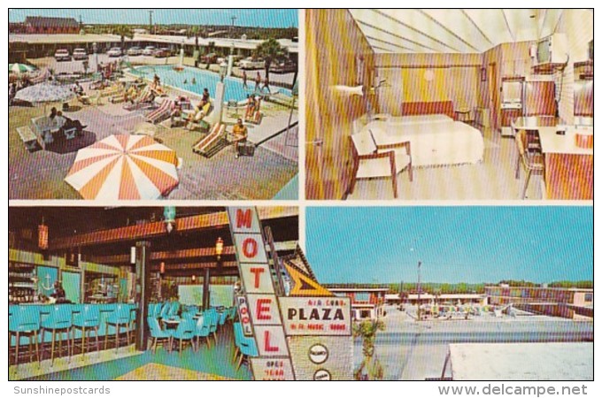 Florida Panama City The Plaza Motel 1973 - Panama City