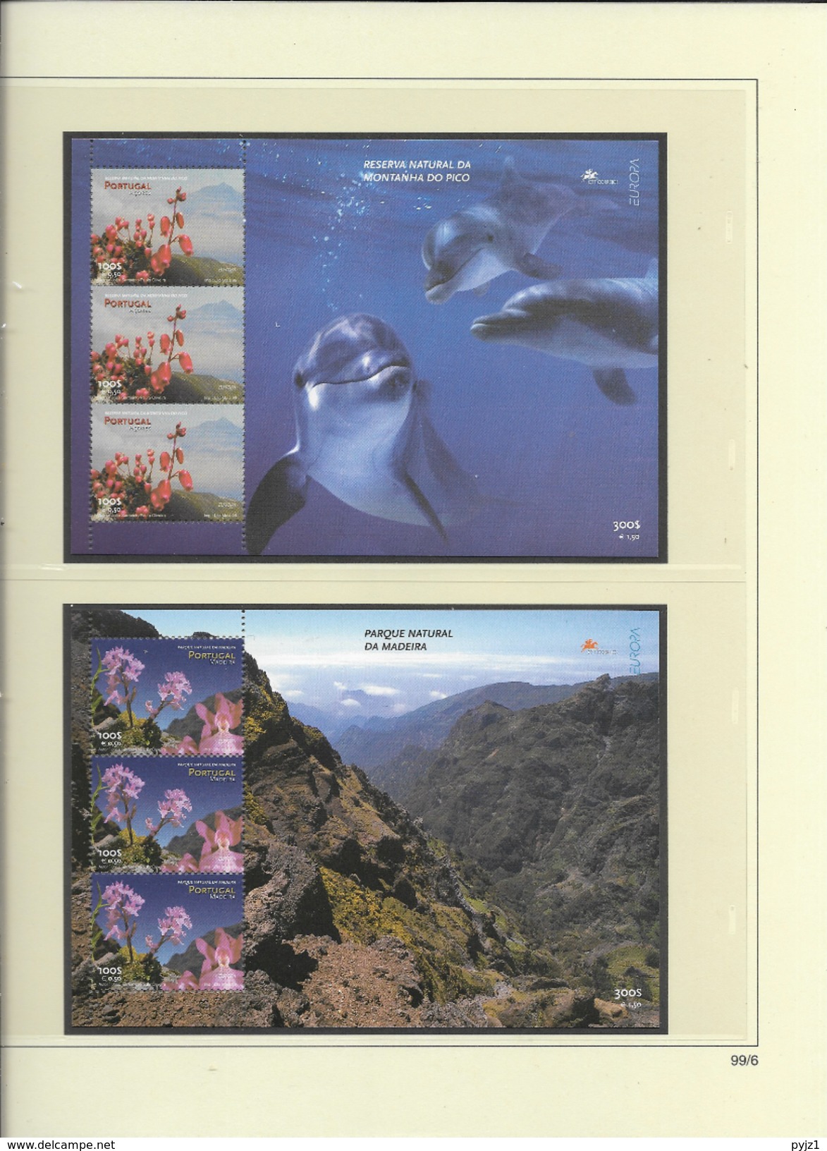 1999 MNH CEPT year collection according to SAFE album, (11 scans) postfris**