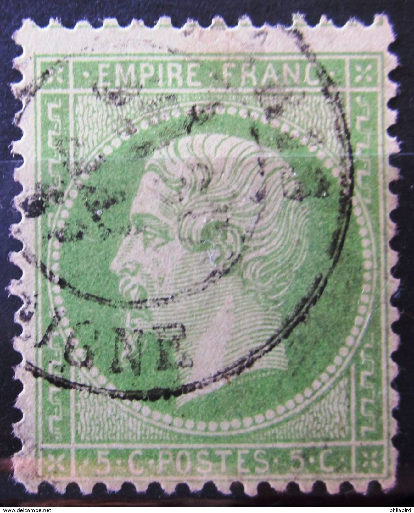 FRANCE              N° 20              OBLITERE - 1862 Napoléon III