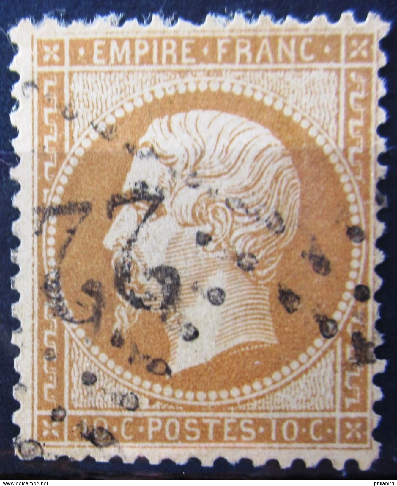 FRANCE              N° 21              OBLITERE - 1862 Napoléon III
