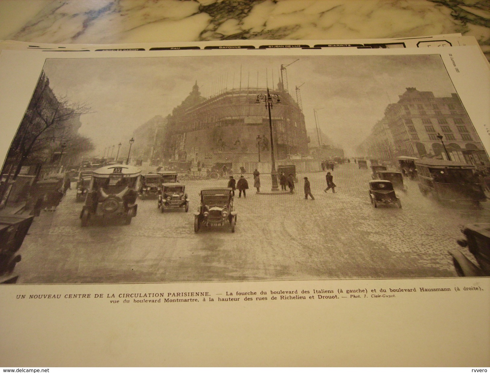 PARIS NOUVEAU CENTRE DE LA CIRCULATION 1927 - Autres & Non Classés