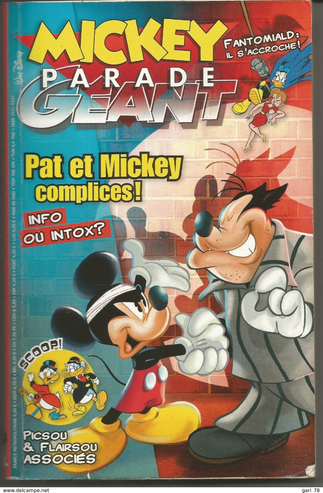MICKEY PARADE GEANT N° 324 Pat Et Mickey Complices! Info Ou Intox ? - Mickey Parade