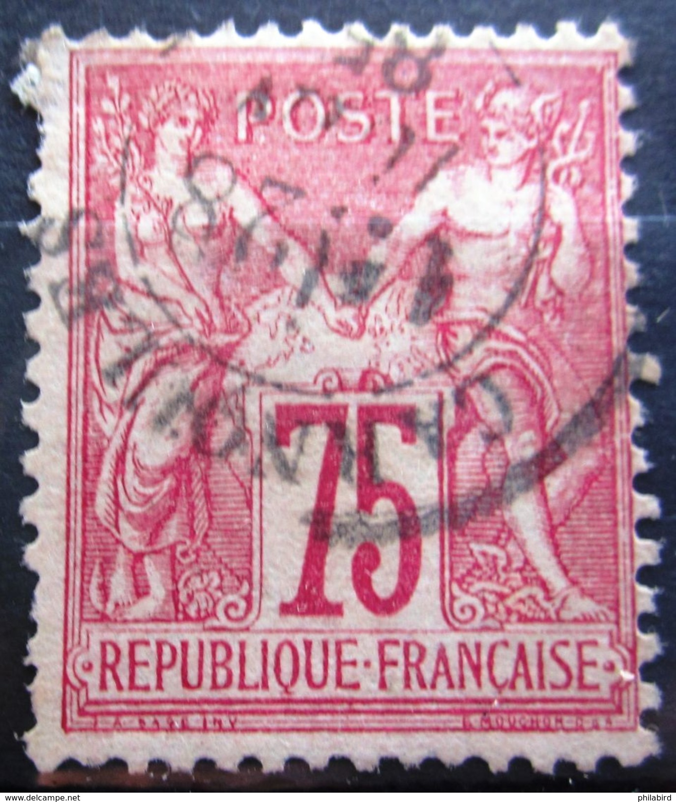 FRANCE              N° 71              OBLITERE - 1876-1878 Sage (Type I)