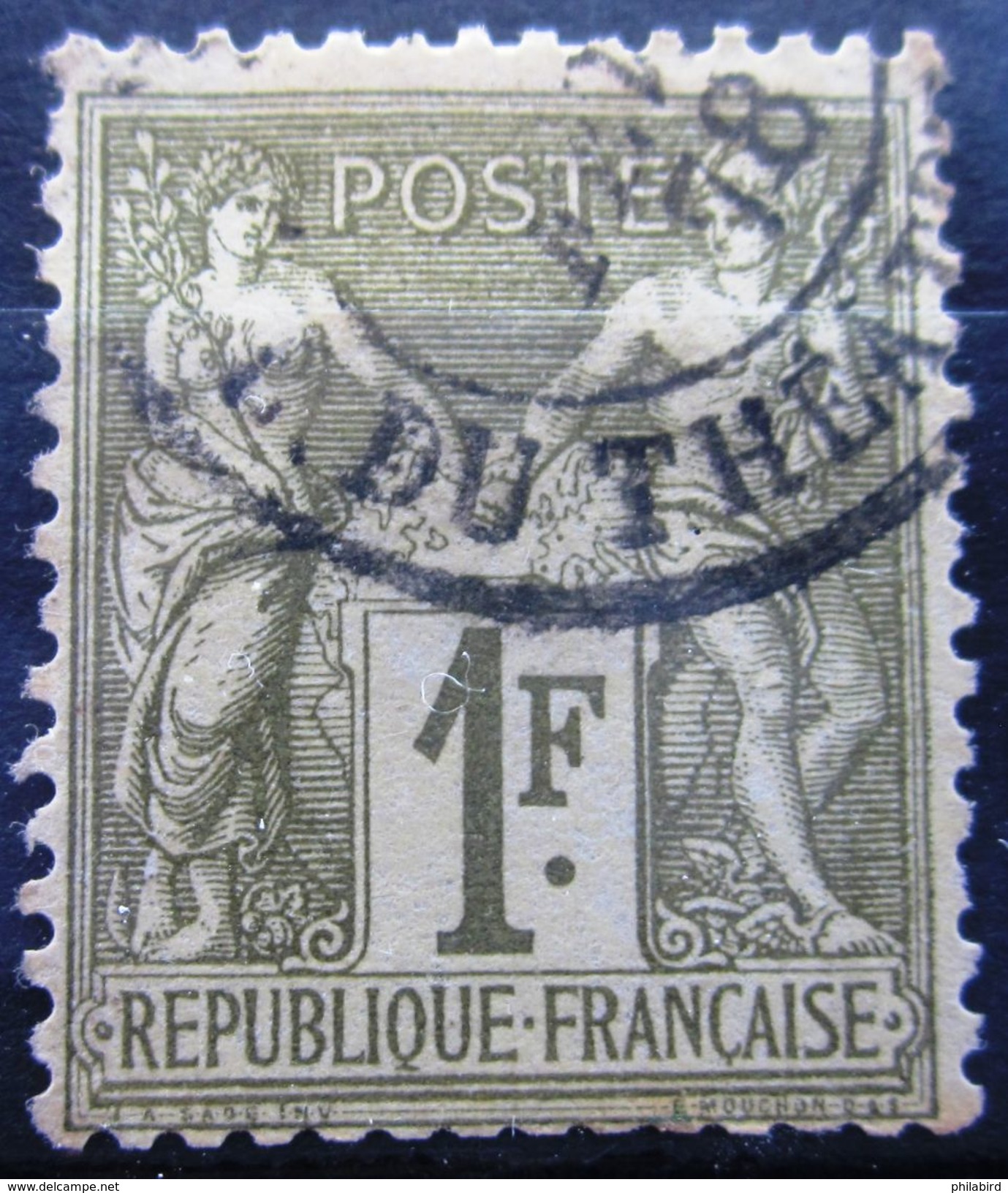 FRANCE              N° 72              OBLITERE - 1876-1878 Sage (Type I)