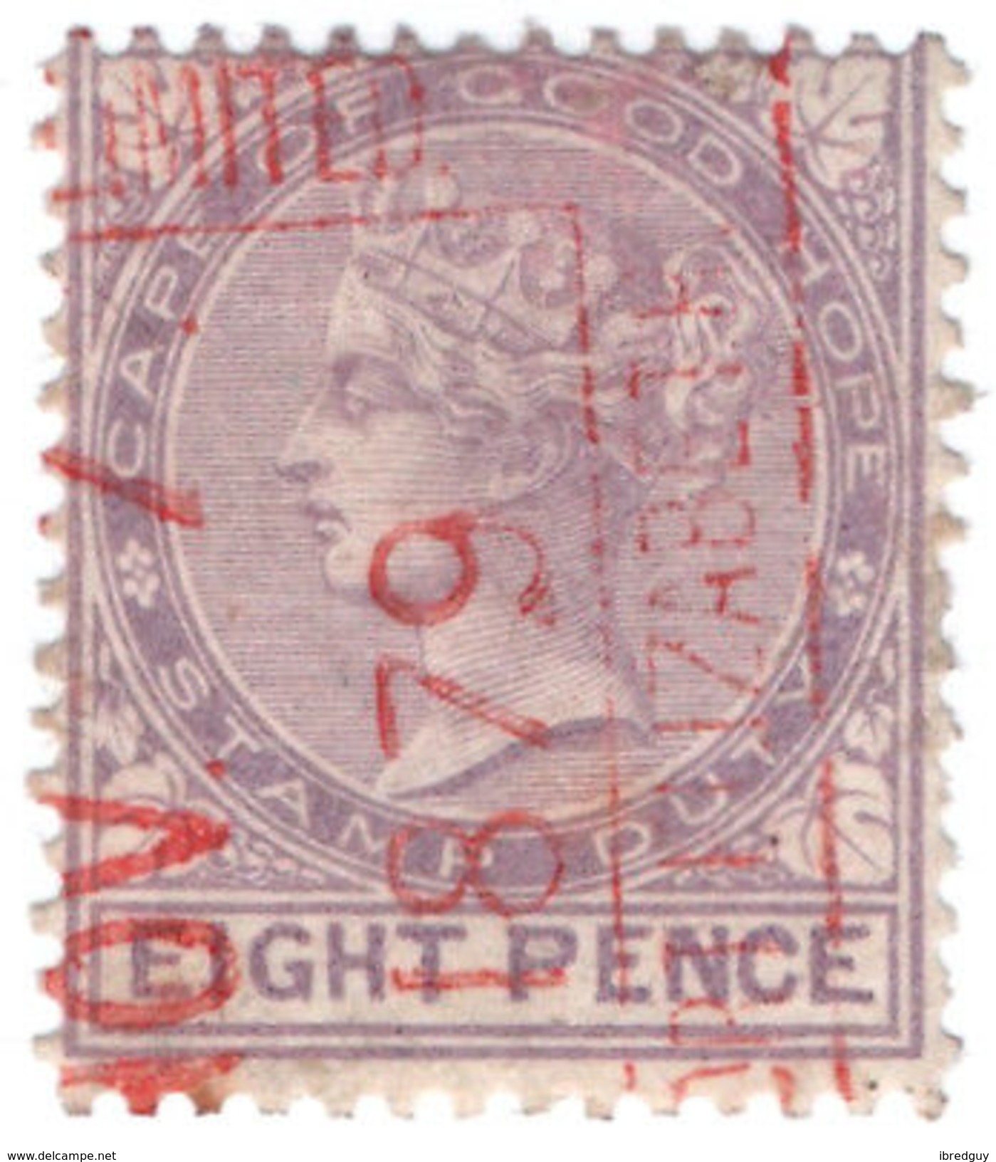 (I.B) Cape Of Good Hope Revenue : Stamp Duty 8d (1870) - Unclassified