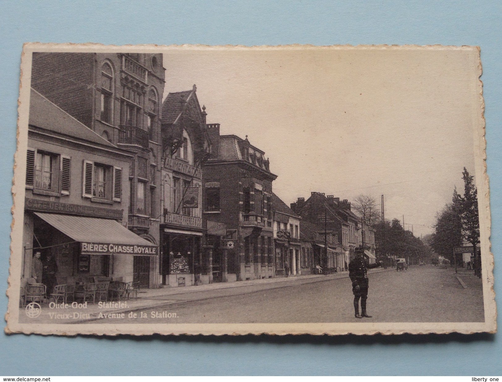 OUDE GOD - VIEUX DIEU - STATIELEI / Avenue De La STATION ( Leeszucht ) Anno 19?? ( Zie Foto Details ) !! - Mortsel