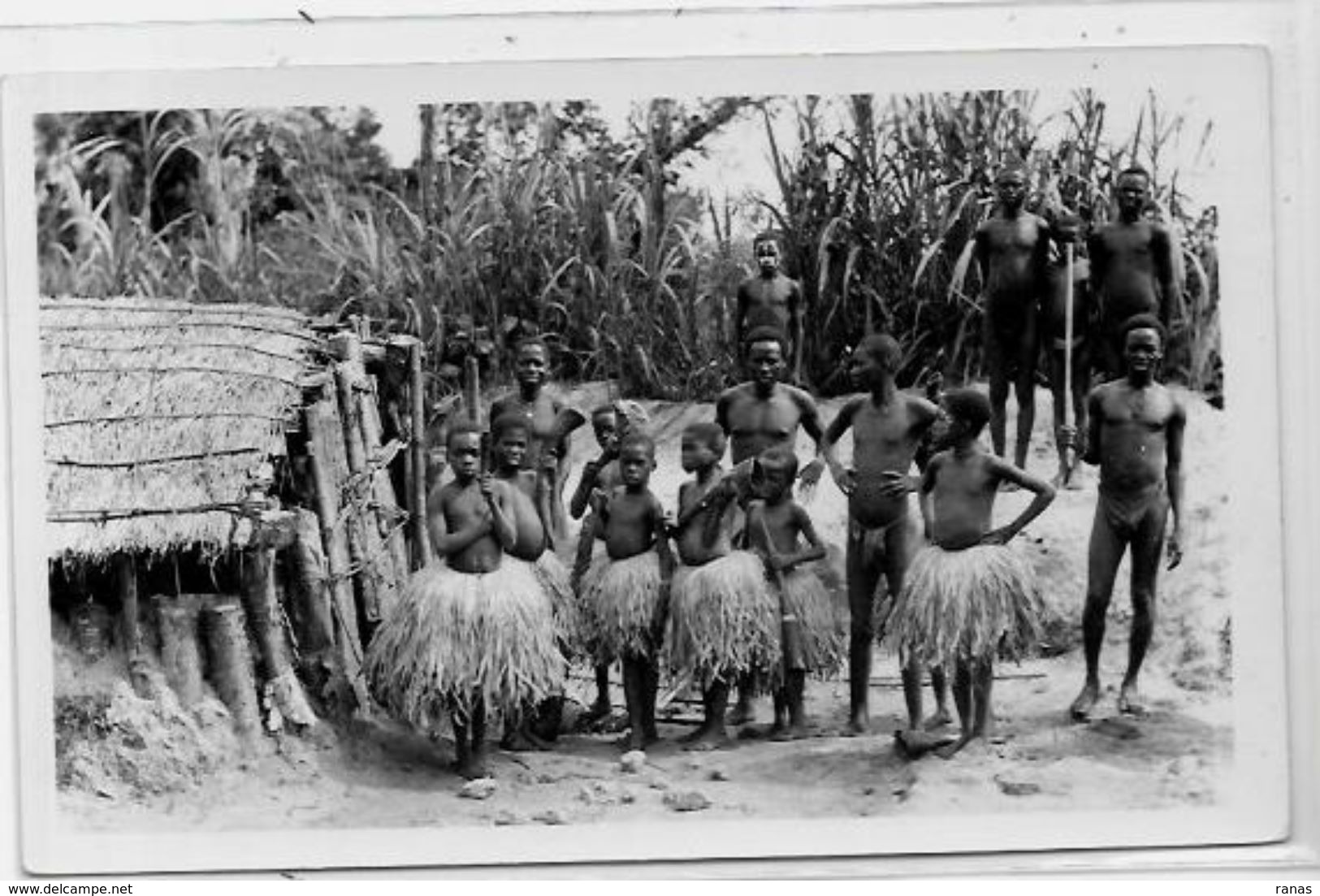 CPA Congo Belge Afrique Noire Carte Photo Non Circulé Type - Congo Belge